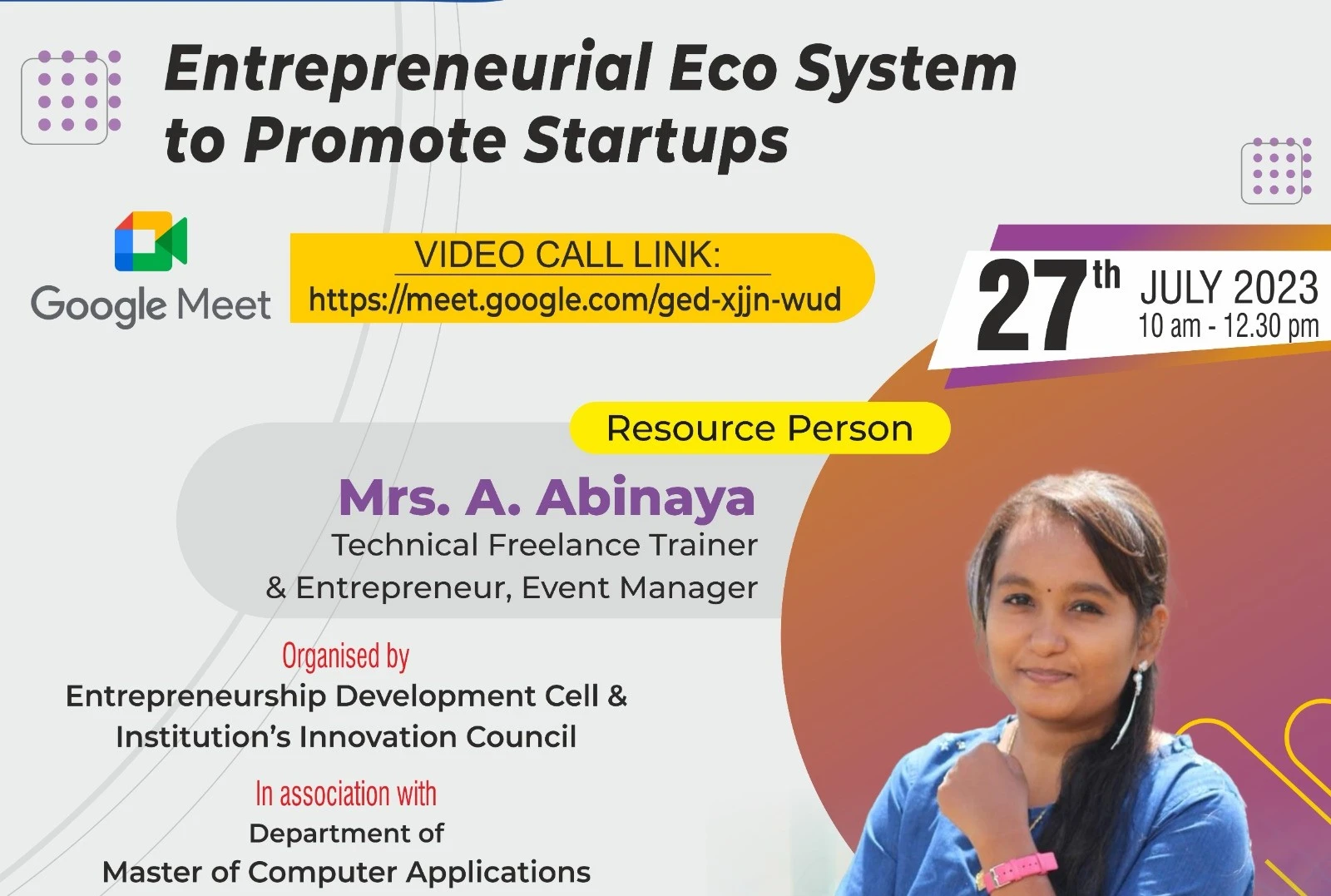 Entrepreneurial Eco System to Promote Startups