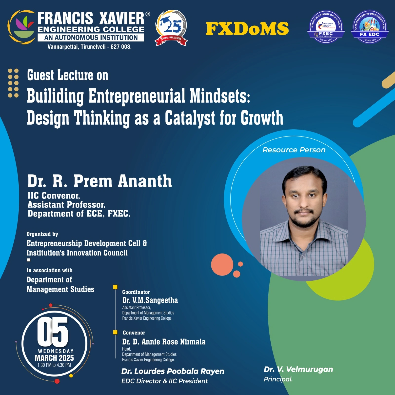 Guest Lecture Building Entrepreneurial Mindsets: Design Thinking as a Catalyst for Growth