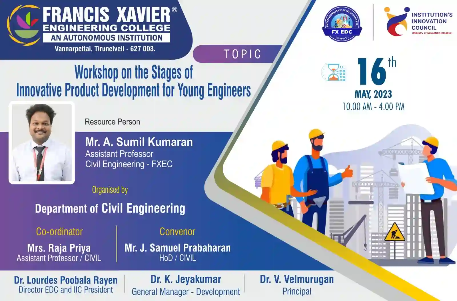 Workshop on the Stages of Innovative Product Development for Young Engineers 
