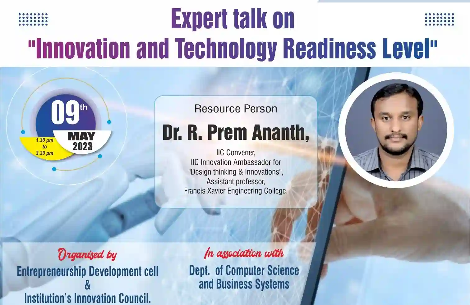 Expert talk on Innovation and Technology Readiness Level