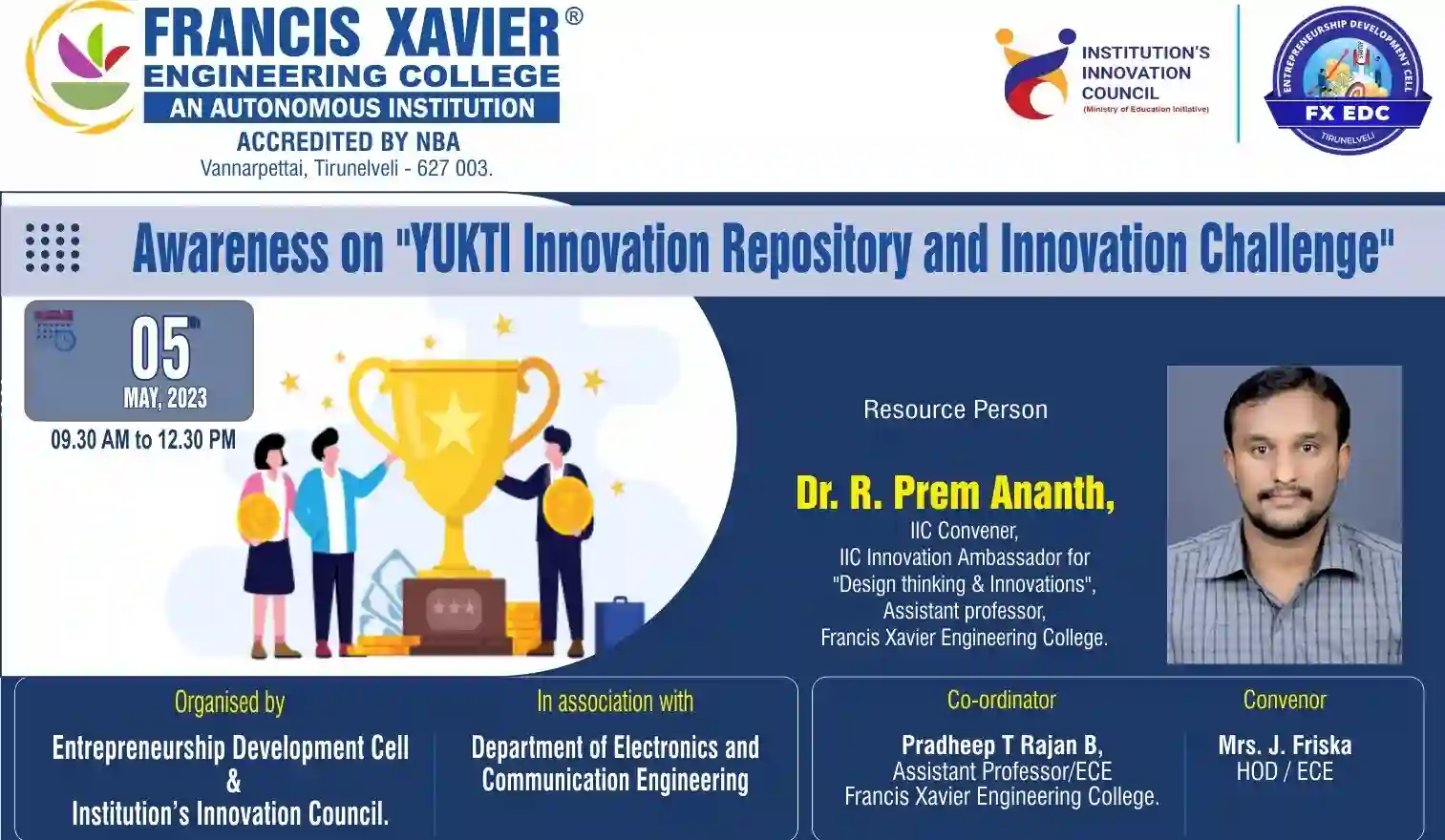Awareness on YUKTI Innovation Repository and Innovation Challenge
