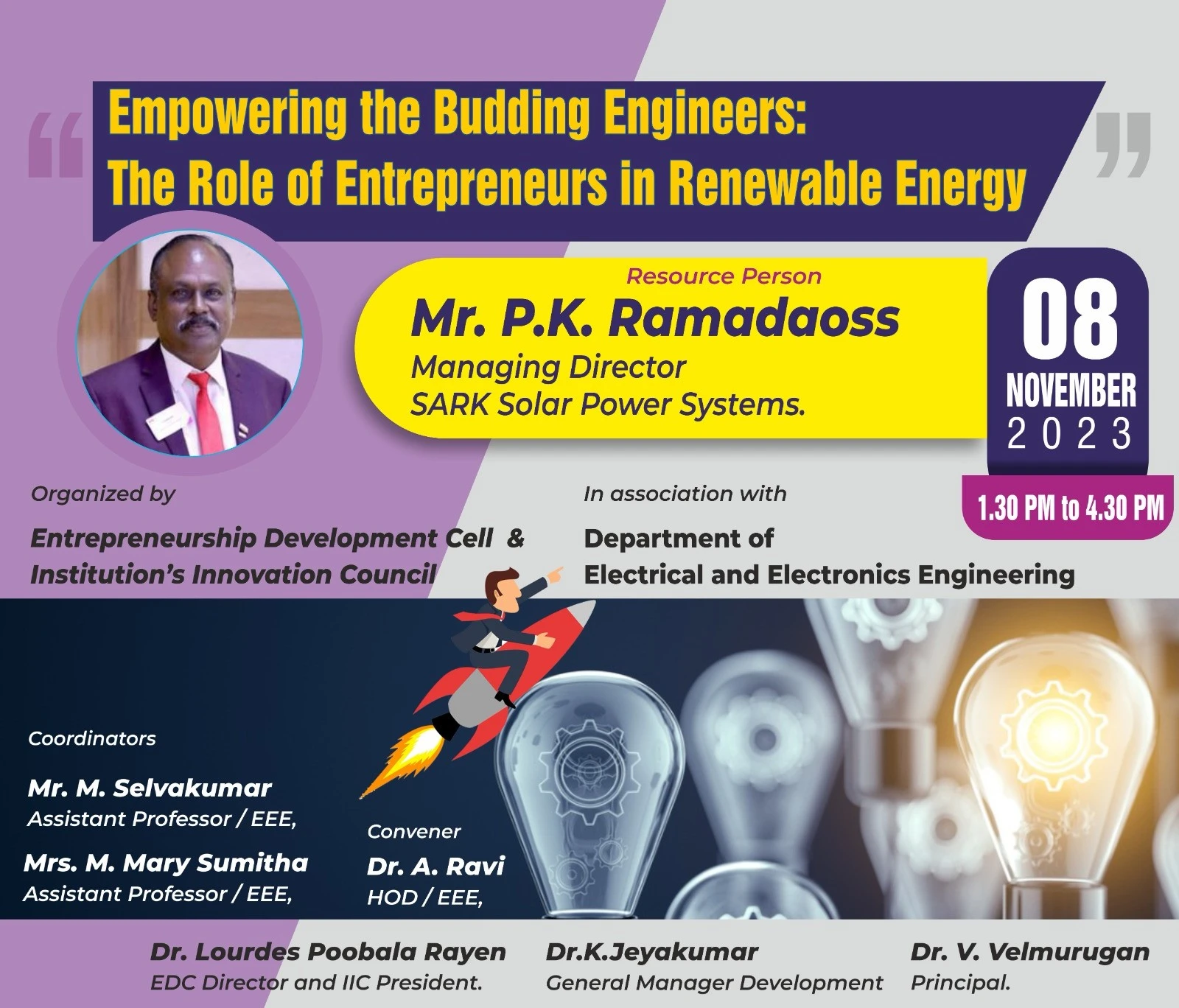 Empowering the Budding Engineers:  The Role of Entrepreneurs in Renewable Energy