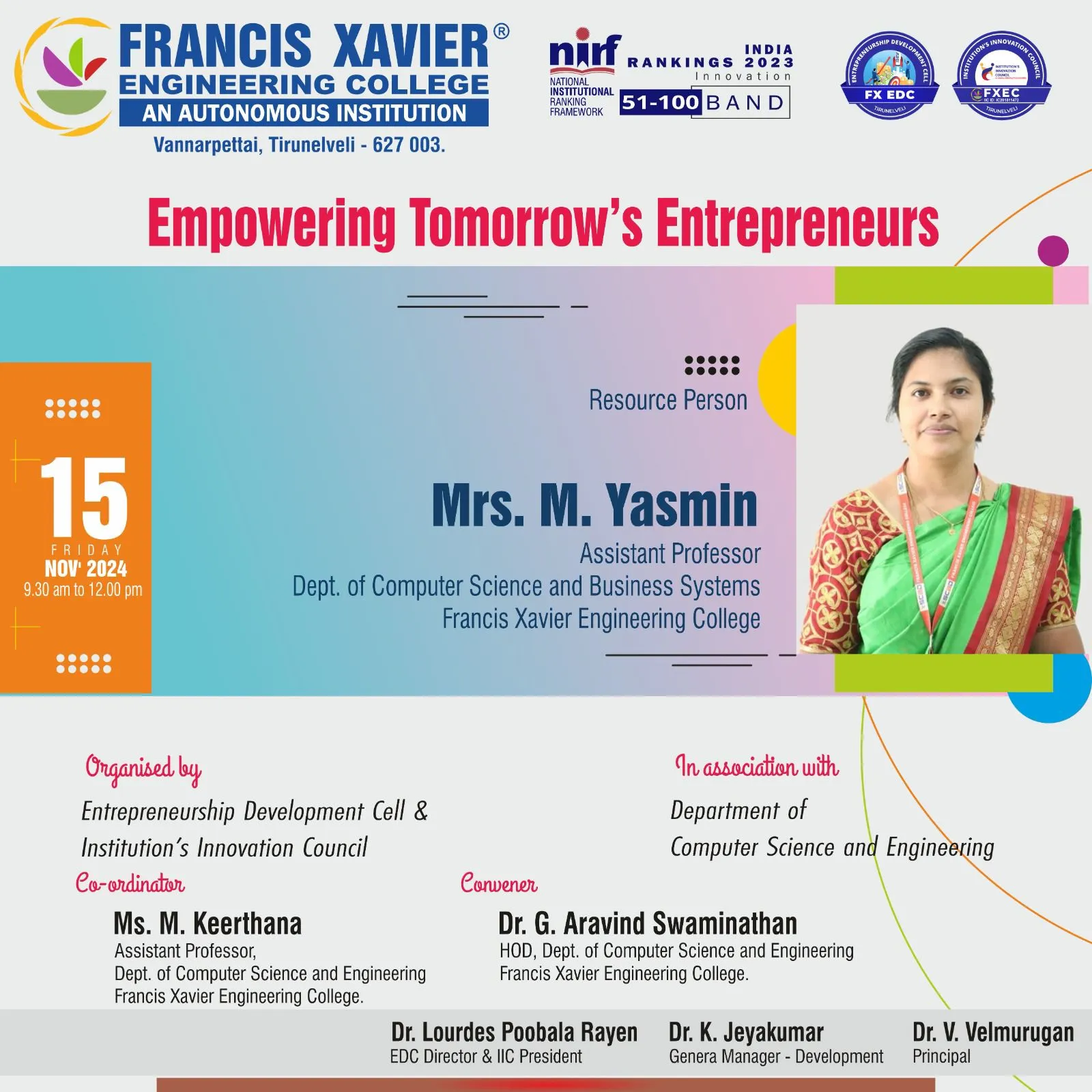 EMPOWERING TOMORROW’S ENTREPRENEURS