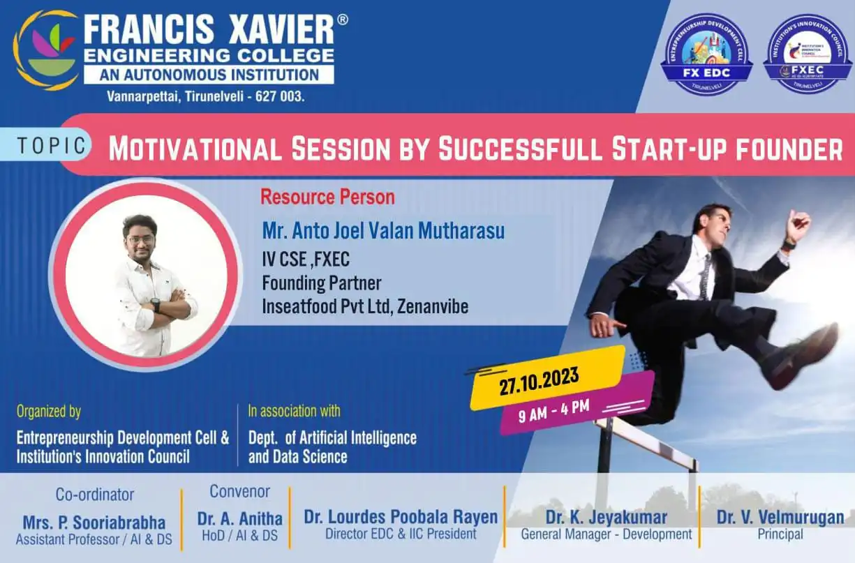 Motivational Session by the Successful Start-up Founder