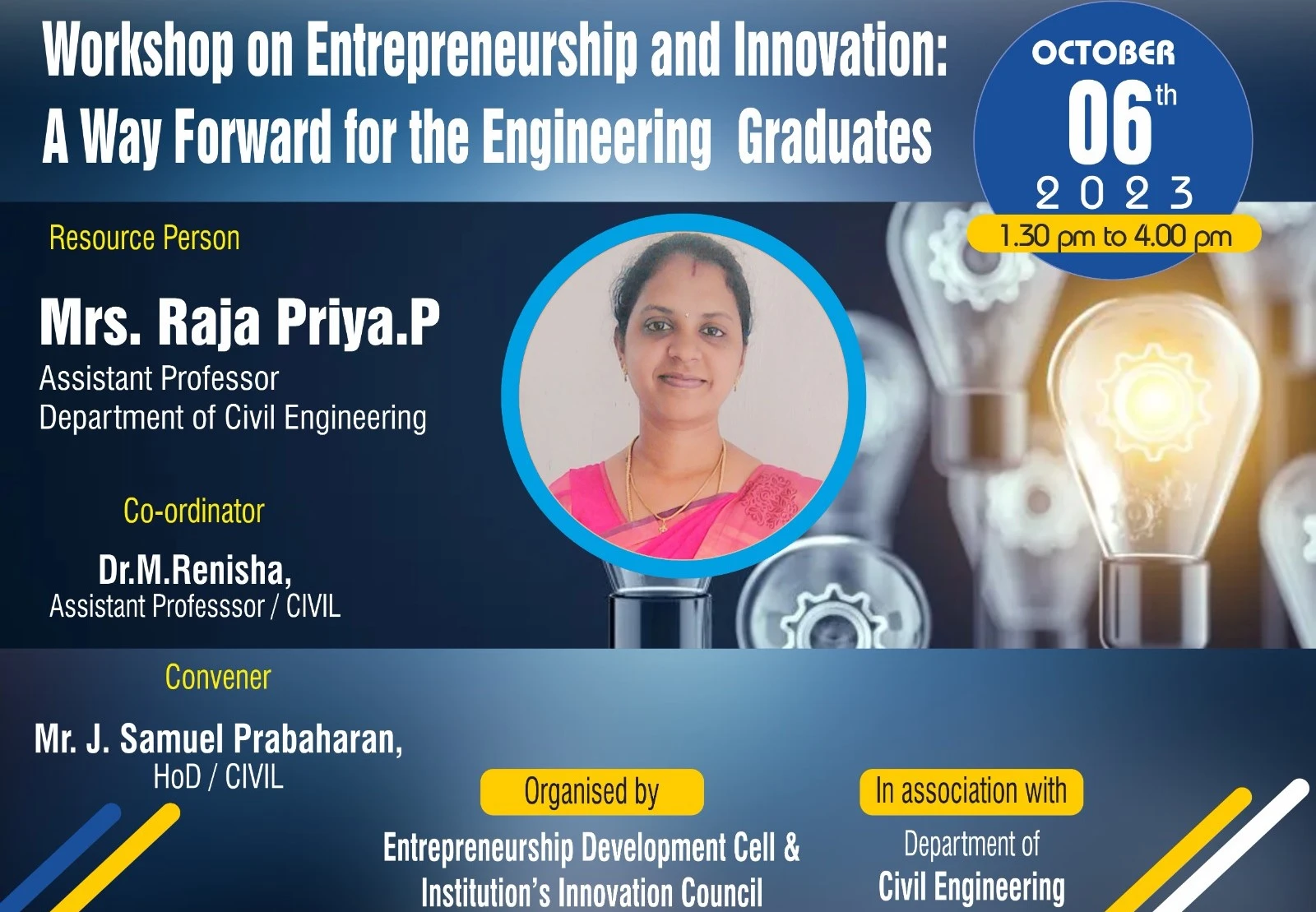 Entrepreneurship and Innovation: A Way Forward for the Engineering Graduates