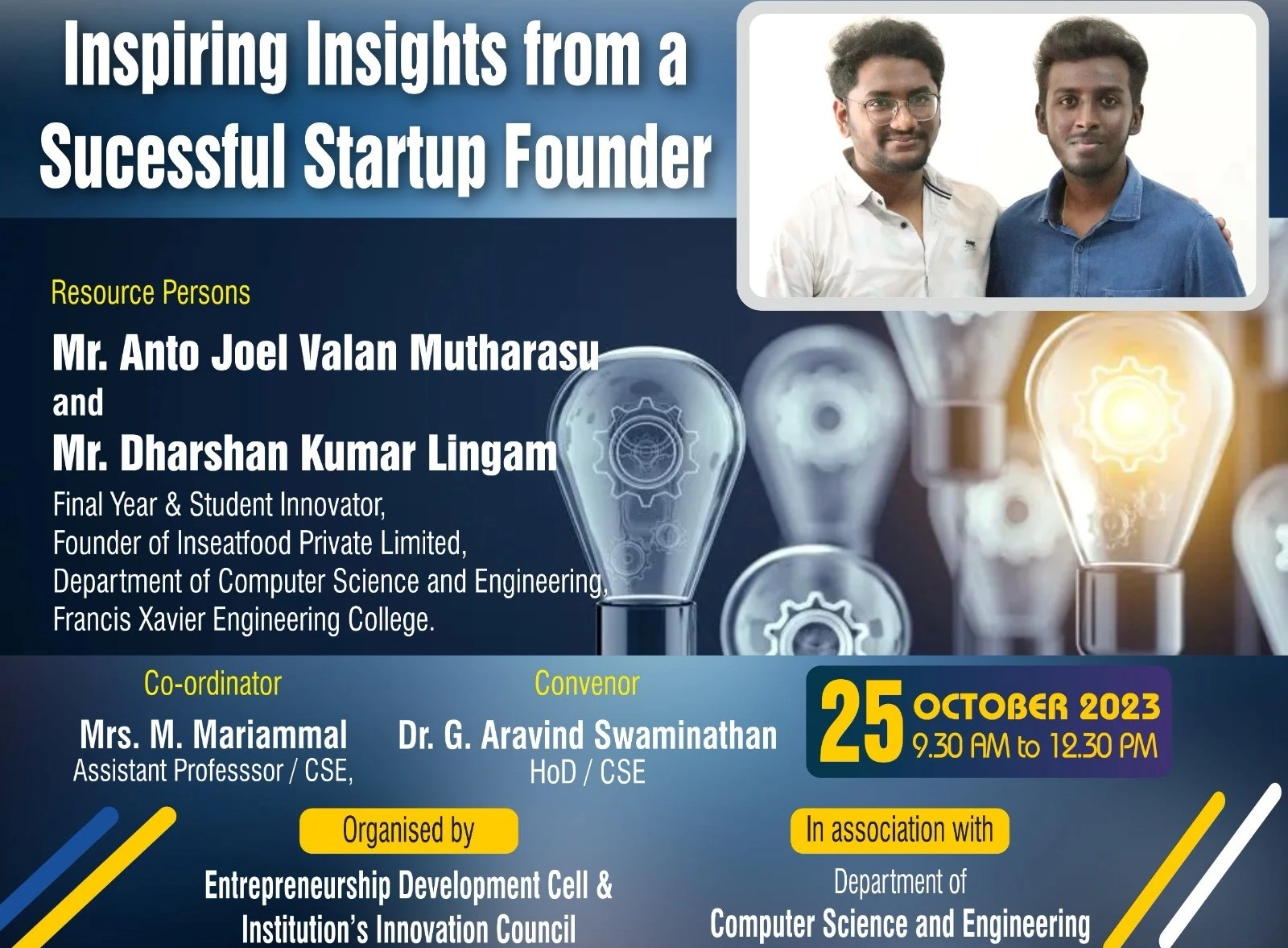 Inspiring Insights from A Successful Student Start-up Founder
