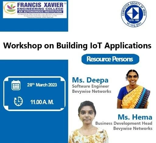 Workshop on Building IOT Applications