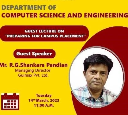 Guest Lecture on Preparing for Campus Placement