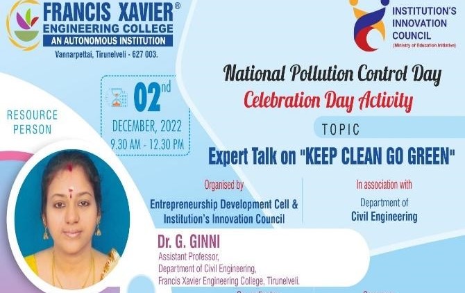 Expert talk on Keep Clean Go Green