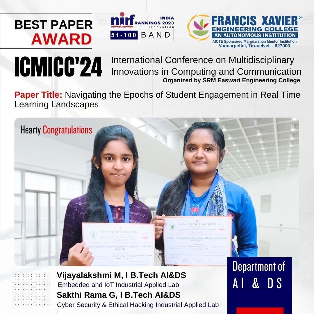 BEST PAPER AWARD