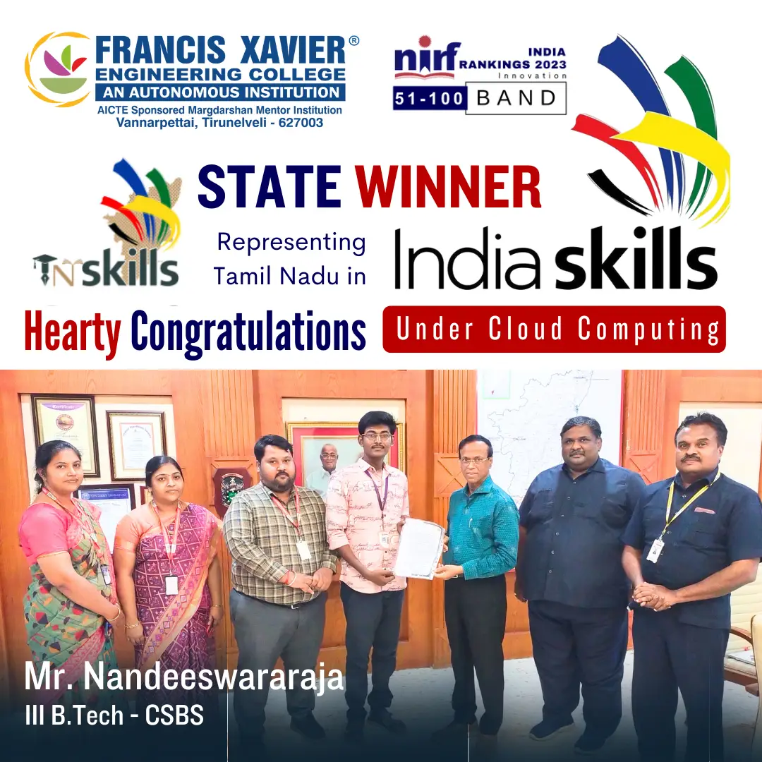 State Winner in India Skills