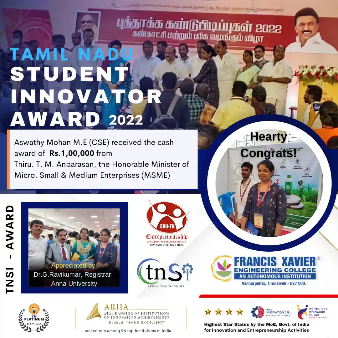 Tamilnadu Student Innovator Award