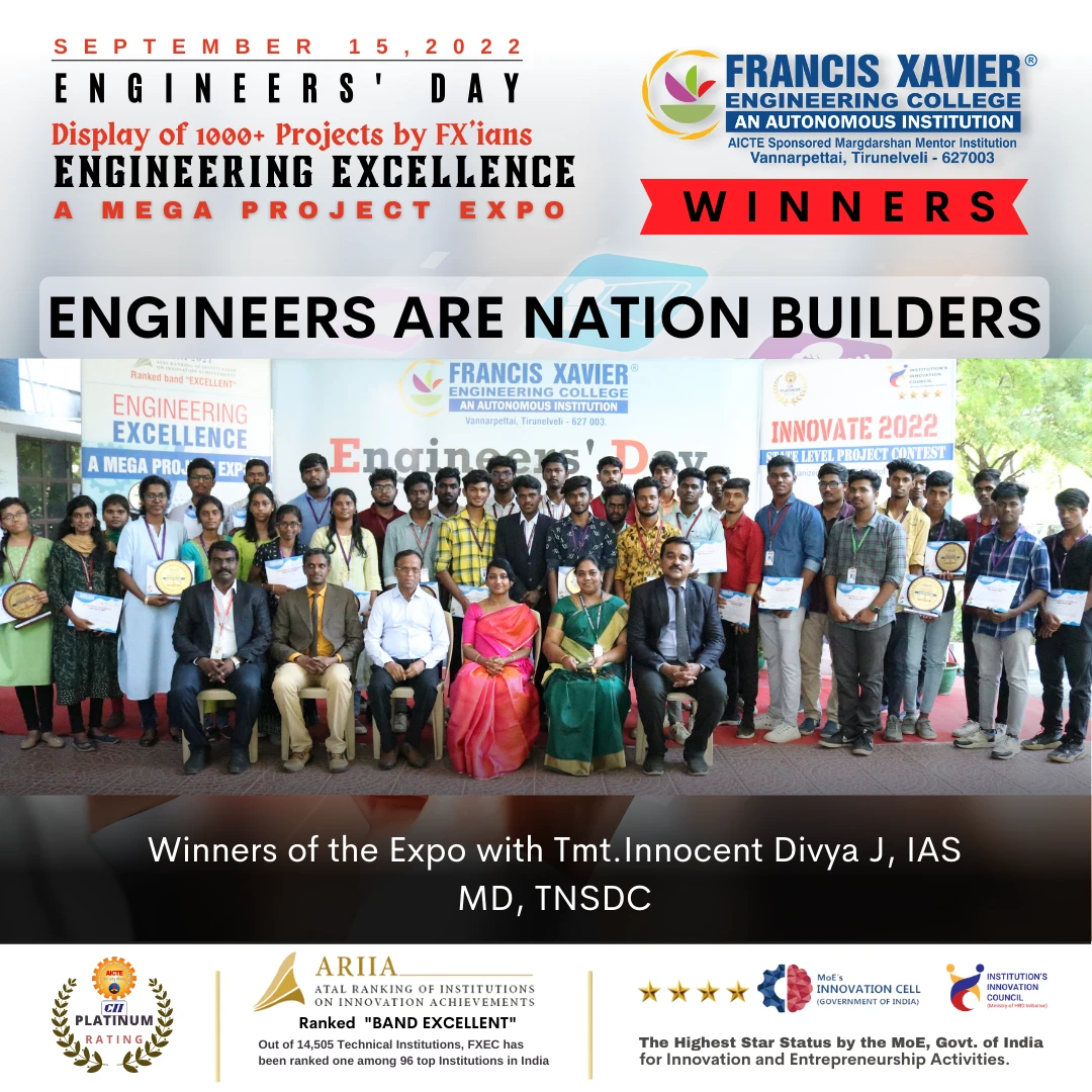 Engineering Excellence - A Mega Project Expo - Winners