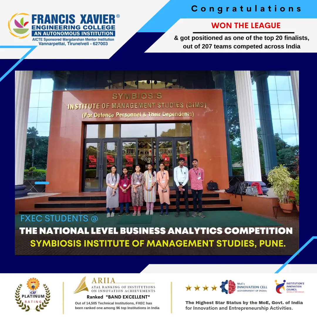 The National level Business Analytics Competition  