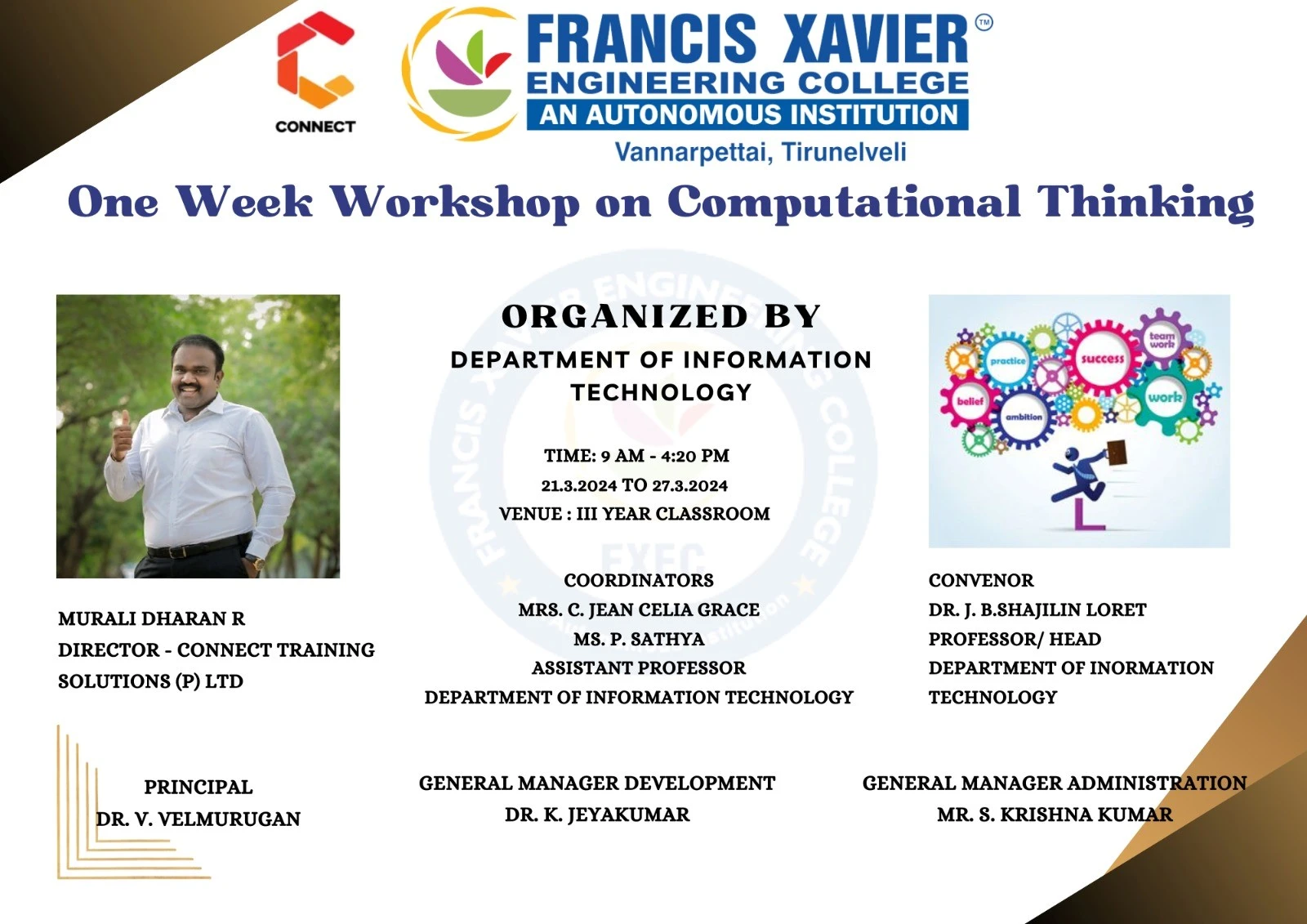 Workshop on Computational thinking