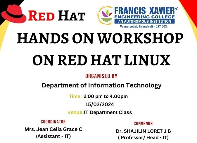 Hands-on workshop on Red Hat
