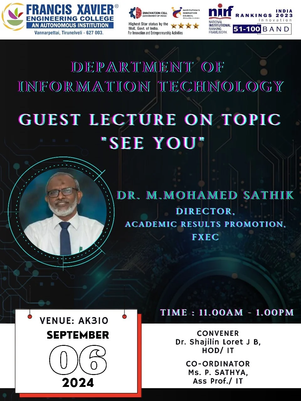 Guest Lecture on 