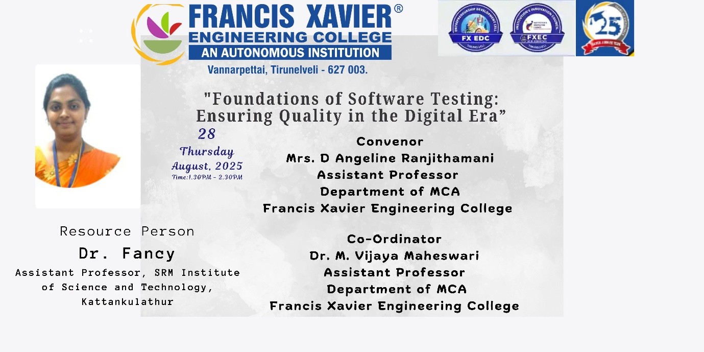 Guest Lecture “Foundations of Software Testing: Ensuring Quality in the Digital Era