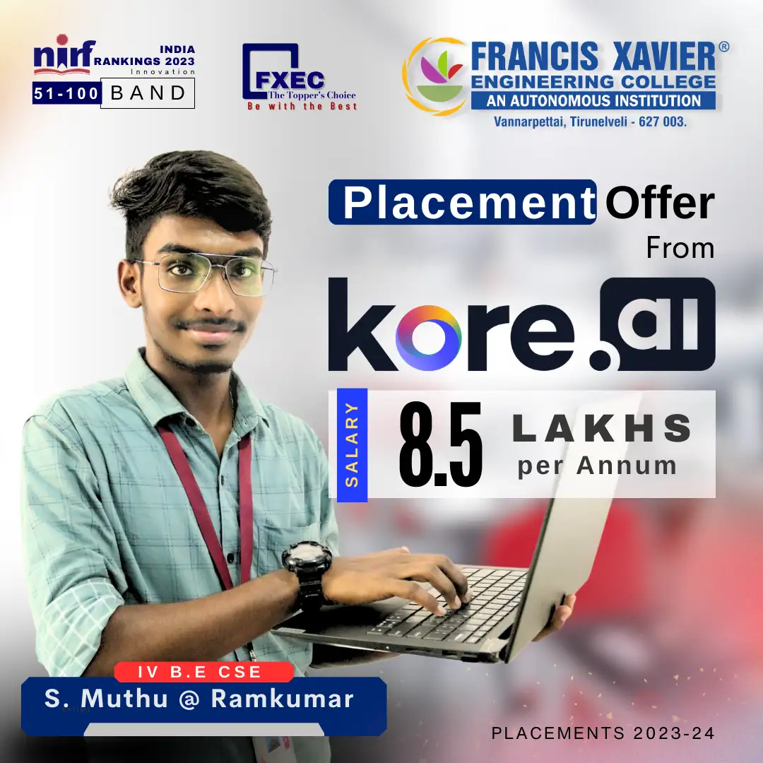 Placement offer from Kore.ai