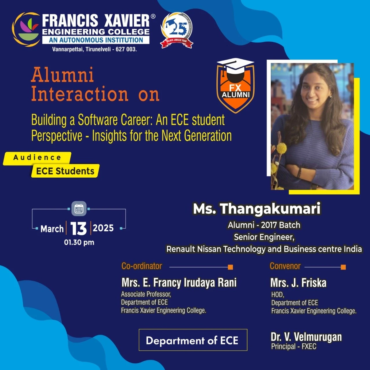 Alumni interaction: Building a Software Career: An ECE student Perspective - Insights for the Next Generation