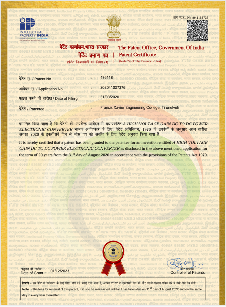 A HIGH VOLTAGE GAIN DC TO DC POWER ELECTRONIC CONVERTER