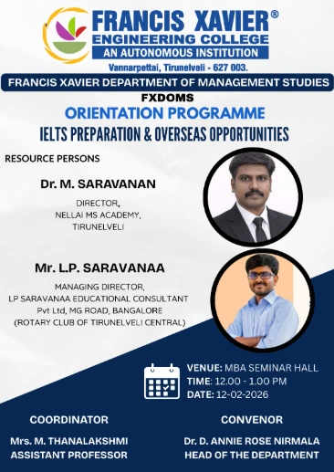 ORIENTATION PROGRAMME ON IELTS PREPARATION & OVERSEAS OPPORTUNITIES