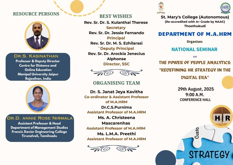 NATIONAL SEMINAR – THE POWER OF PEOPLE ANALYTICS