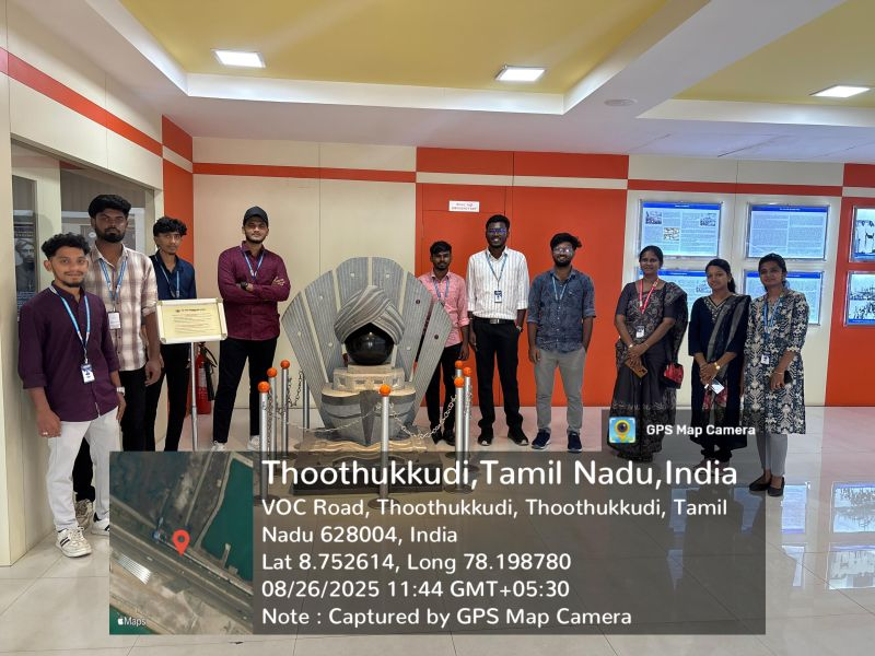 INDUSTRIAL VISIT TO VOC PORT AND DAKSHIN BHARAT GATEWAY TERMINAL (DBGT), TUTICORIN