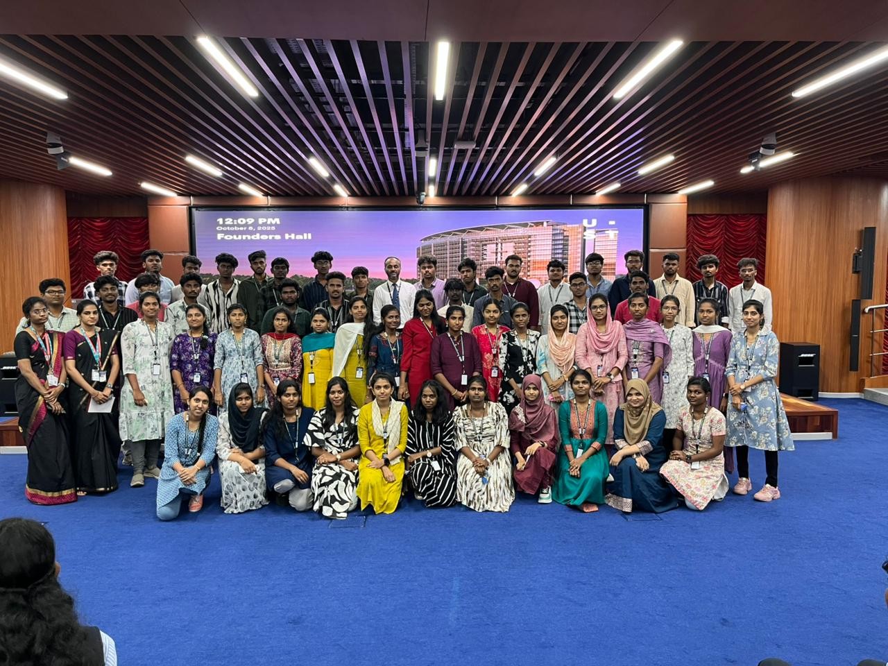 Industrial Visit to UST GLOBAL at Trivandrum, on 08-10-2025