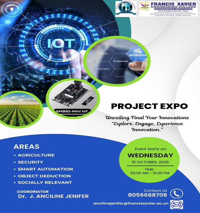 Project expo  on 15th October, 2025
